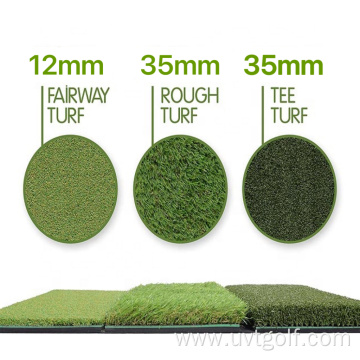 Chipping Training Aids 3 in-1 Foldable Turf Mat